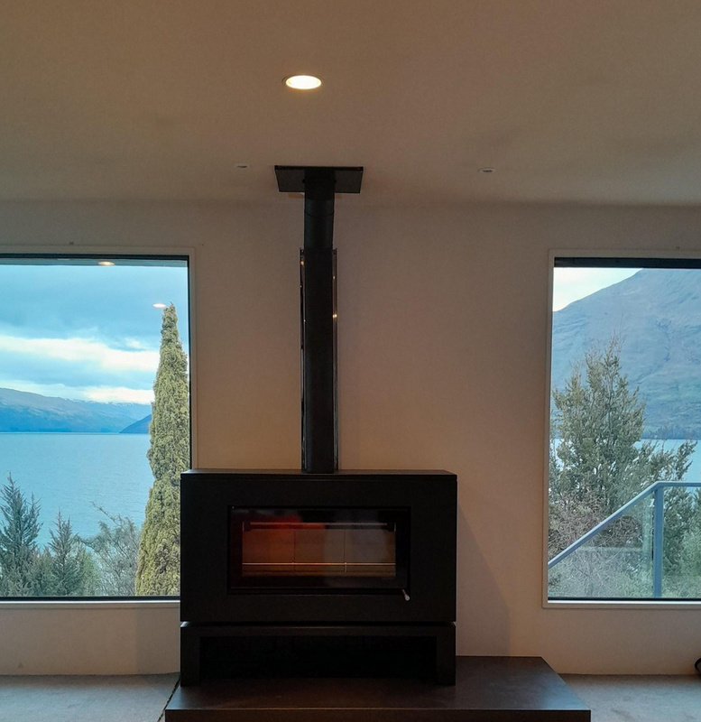 Tasman Freestanding Woodburner with Flue